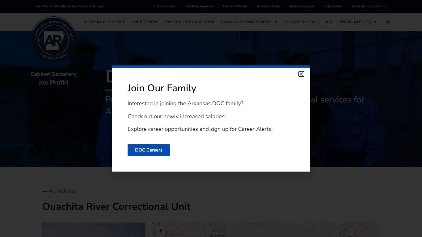 Ouachita River Correctional Unit - Arkansas Department of Corrections